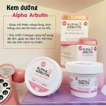Kem Body Trắng Da Alpha Arbutin