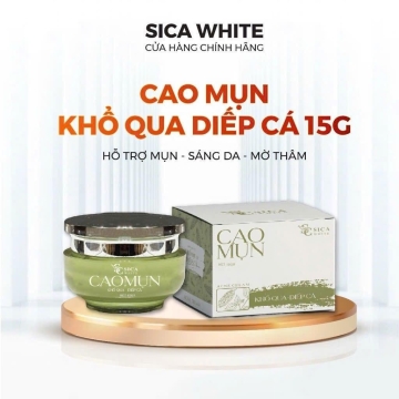 Cao Mụn Khổ Qua - Diếp Cá Sica White (15g)