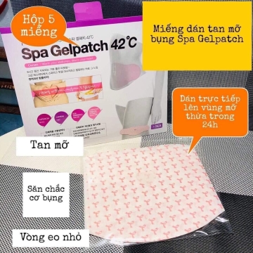 Miếng Dán Tan Mỡ Bụng Spa Gelpatch 42•C (H/5)