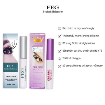 Dưỡng Kích Mọc Mi FEG Chính hãng USA (3ML)