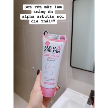 Sữa Rửa Mặt Alpha Arbutin 3 Plus+ Collagen (120g)