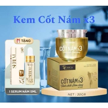 Kem Cốt Nám X3 Tinh Chất Sâm Vàng Sica White (30g)