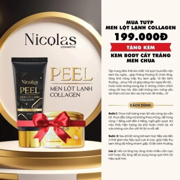 Peel Men Lột Lạnh Collagen Nicolas Body (100ML)