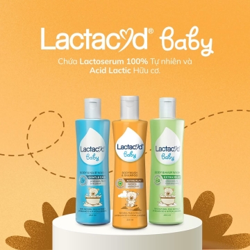 Sữa Tắm Gội Hàng Ngày Cho Bé Lactacyd Baby (250ML)