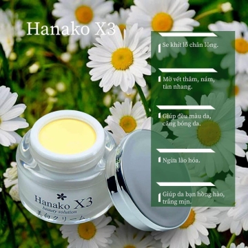 Kem Face Hanako X3 Nhật Bản (12gr)