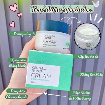 Kem Dưỡng Rau Má Centella Repair GoodnDoc (50g)