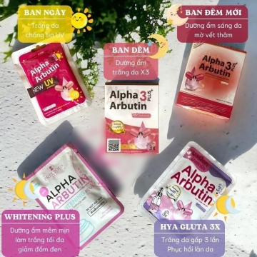 Viên Kích Trắng Alpha Arbutin 3 Plus+ Thái (H/10v)