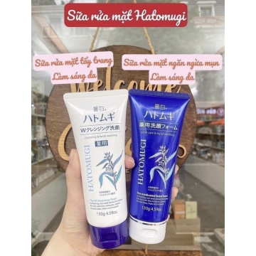 Sữa Rửa Mặt Ý Dĩ Hatomugi Nhật Bản (130g)