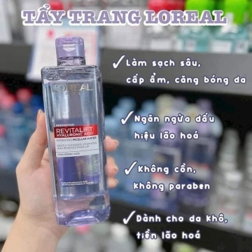 Nước Tẩy Trang L’ORÉAL Revitalift Hyaluronic Acid (400ML)