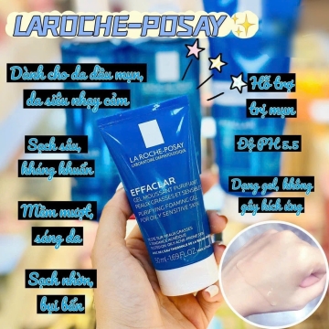 Sữa Rửa Mặt Gel Tạo Bọt La Roche-Posay (50ML)
