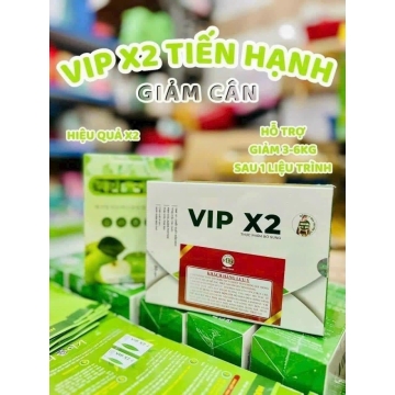 Viên Uống Giảm Cân VIP X2 Tiến Hạnh (Hộp 30v)