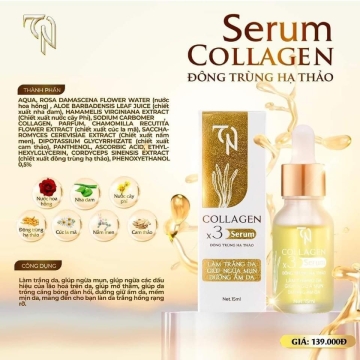 Serum Collagen X3 Đông Trùng Hạ Thảo (15ML)
