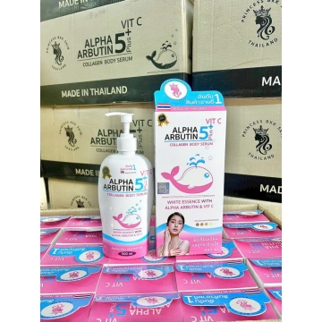 Dưỡng Thể Alpha Arbutin 5 Plus+ VIT C Collagen (500ML)
