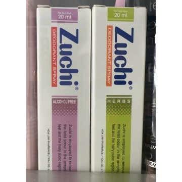 Xịt Khử Mùi Mồ Hôi Zuchi Thảo Dược (20ML)