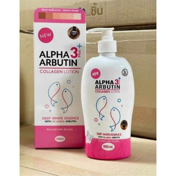 Dưỡng Thể ALPHA ARBUTIN 3Plus+ Collagen New (500ML)