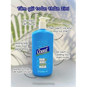 Sữa Tắm Nam Coast Classic Scent (Mỹ) 946ML 