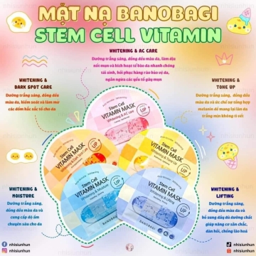 Mặt Nạ Stem Cell Vitamin BANOBAGI (30g)