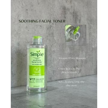 Toner Simple Soothing Facial (200ML) 