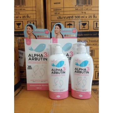 Dưỡng Thể ALPHA ARBUTIN 3Plus+ Collagen Thailand (500ML)