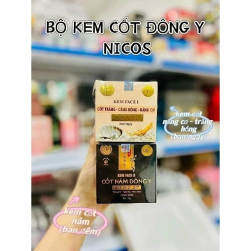 Kem Cốt Nám - Trắng Da Đông Y Ngày / Đêm Nicos (15gr)