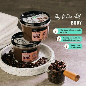 Tẩy Tế Bào Chết Body Cà Phê Organic Shop (250ML)