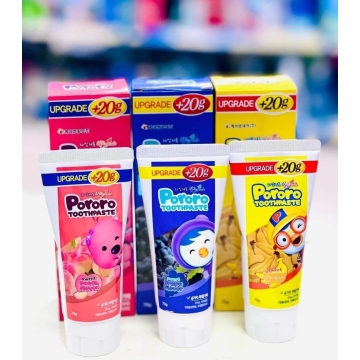 Kem Đánh Răng Trẻ Em PORORO Hàn Quốc (70g)
