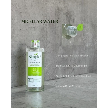 Nước Tẩy Trang Simple (200ML)