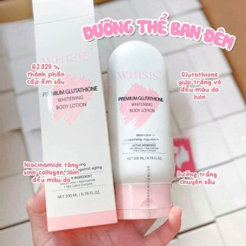 Dưỡng Thể Ban Đêm WHISIS Premium Glutathione (200ML)