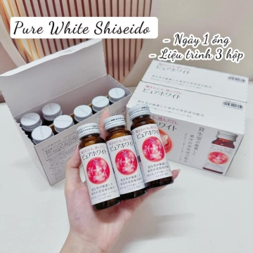 Nước Uống Trắng Da Pure White Nhật Bản (H/10)