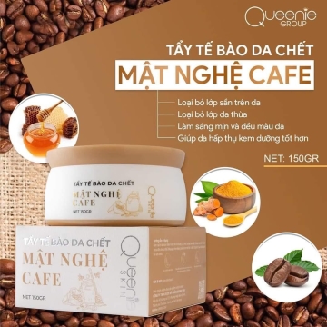 Tẩy Tế Bào Chết Mật Nghệ - Cà  Phê Queenie Skin (150g)