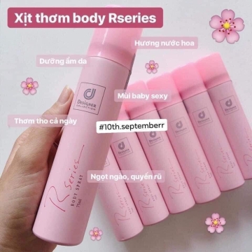 Xịt Thơm Khử Mùi Rseries Thái (75ML)