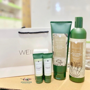 Combo Dầu Gội & Xả Gừng Huyết Thanh Weilaiya (Tặng kèm Mini)
