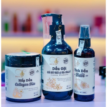 Combo Dầu Gội - Xả - Xịt Dưỡng Thảo Dược DR Di.Hi