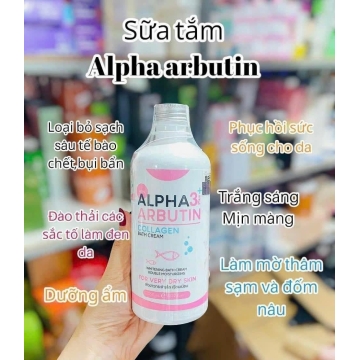Sữa Tắm Alpha Arbutin 3 Plus+ Collagen (350ML)
