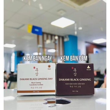 Kem Xóa Nám-Chống Nhăn Da Sâm Đen Ngày/Đêm DAKAMI (33g)