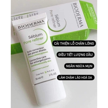 Kem Dưỡng Bioderma Sébium Pore (Xanh lá) 30ML