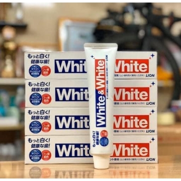 Kem Đánh Răng White & White Lion Nhật 150gr