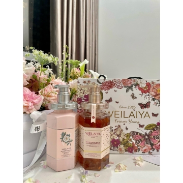 Sữa Tắm Hoa Hồng / Hoa Trà  Weilaiya (450ML)