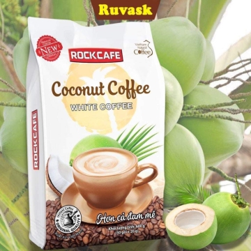 Cà Phê Sữa Dừa RockCafe DURIAN (30 gói)