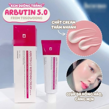 Kem Dưỡng Trắng TOSOWOONG Arbutin 5.0 Whitening (50ML)