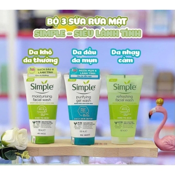 Sữa Rửa Mặt Simple UK (150ML)