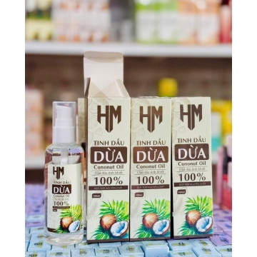 Tinh Dầu Dừa Coconut Oil HM Nguyên Chất (100ML)