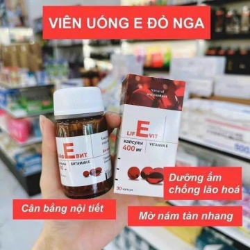 Vitamin E Đỏ Nga Mirrolla 400 mg