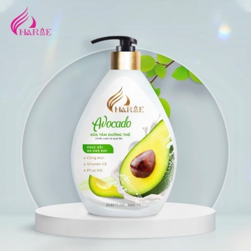 Sữa Tắm Dưỡng Thể Bơ / Lựu CHARME (1000ML)