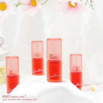 Son Dưỡng Môi Rosy Vitamin E Đỏ (3,8gr)