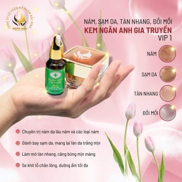 ComBo Nám - Trắng Da Ngân Anh Gia Truyền VIP 1 