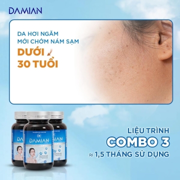 Viên Uống Mờ Thâm Nám - Trắng Da DAMIAN (H/30v)
