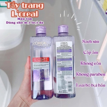 Nước Tẩy Trang L’ORÉAL Micellar Water 3in1 (400ML)