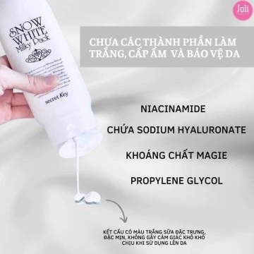 Kem Ủ Trắng Body SNOW WHITE Milky Pach (200g)