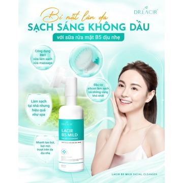 Sữa Rửa Mặt Sạch Sâu DR.LACIR Mẫu Mới (150ML)